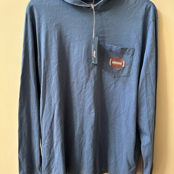 Vineyard Vines Other - NWT Vineyard Vines Men’s Long Sleeve Graphic Football Hoodie Tee
